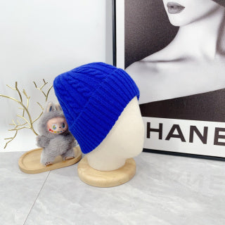 Ralph Lauren Hat Electric Blue Dark Pony Cable Rib Beanie