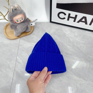 Ralph Lauren Hat Electric Blue Dark Pony Cable Rib Beanie