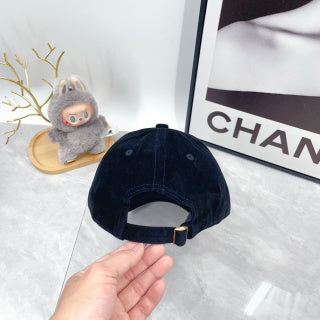 Ralph Lauren Hat Deep Navy Tonal Pony Soft Texture Baseball Cap