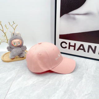 Ralph Lauren Hat Pink Tonal Wordmark Embroidered Baseball Cap