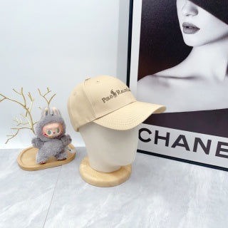 Ralph Lauren Hat Beige Wordmark Embroidered Baseball Cap