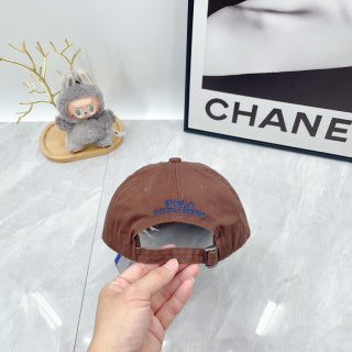 Ralph Lauren Hat Cocoa Brown Baseball Cap with Front Polo Bear Embroidery