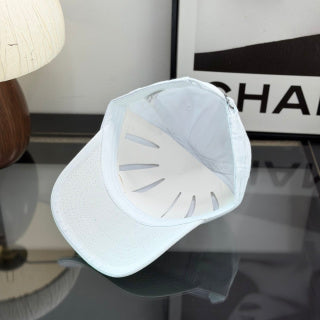 Ralph Lauren Hat Ice Blue Baseball Cap with Black Pony Embroidery