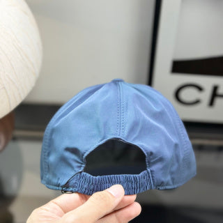 Ralph Lauren Hat Washed Cornflower Blue Baseball Cap with Multicolor Front Embroidery