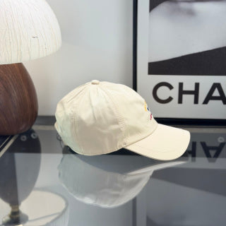 Ralph Lauren Hat Cream Baseball Cap with Multicolor Nautical Front Embroidery