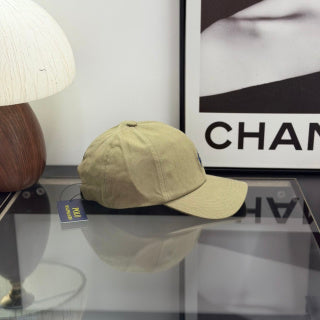 Ralph Lauren Hat Khaki Olive Baseball Cap with Navy Pony Embroidery and Blue POLO Back