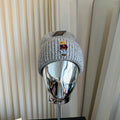 Ralph Lauren Hat Heather Gray Ribbed Knit Beanie with Polo Bear Front Patch