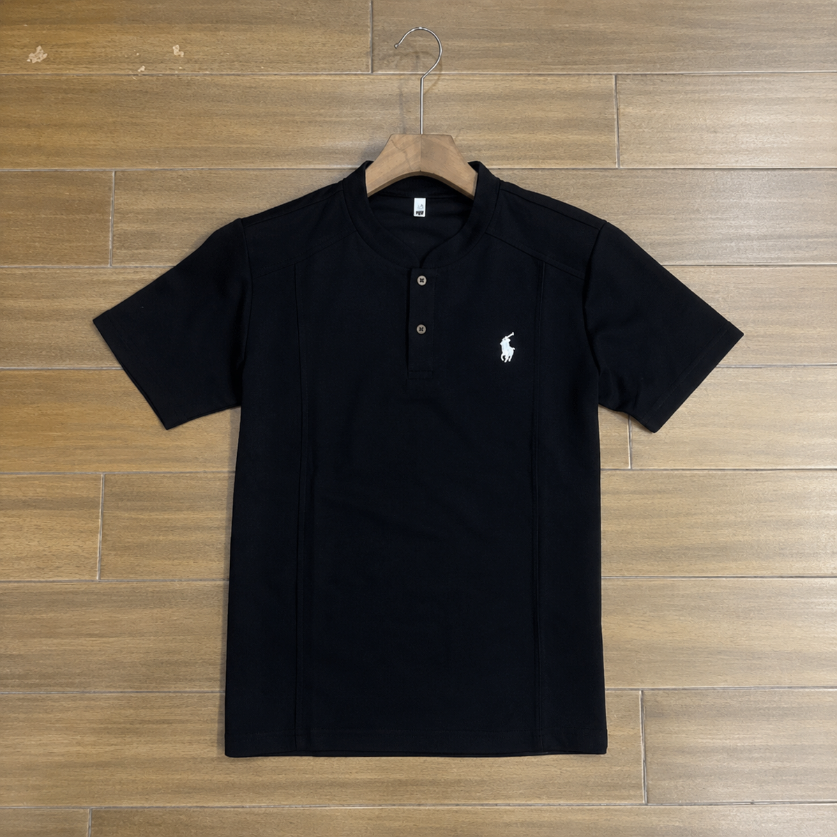 Ralph Lauren T-shirt Embroidered Logo Stand Collar Short Sleeve Tee
