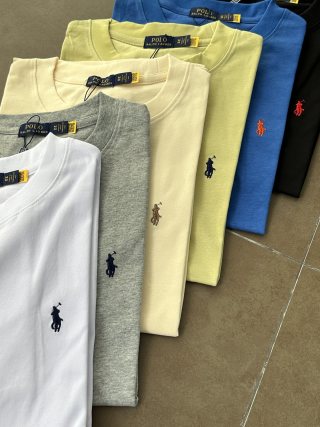 Ralph Lauren T-shirt Classic Embroidered Pony Logo Crew Neck Tee