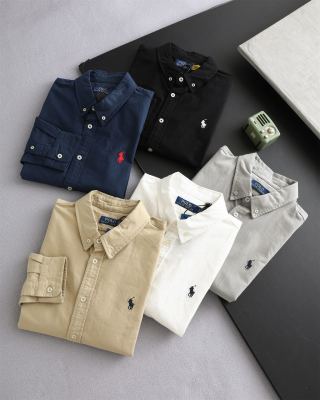 Ralph Lauren Shirt Oxford Washed Long Sleeve Casual Shirt