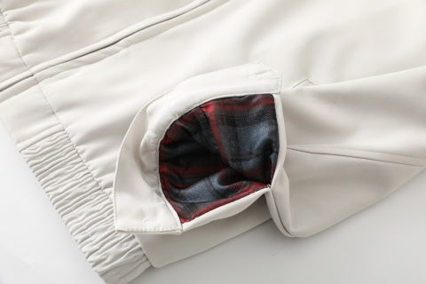 Ralph Lauren Outerwear Contrast Collar Cotton Harrington Jacket