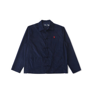 Ralph Lauren Heritage Outerwear Corduroy Mandarin Shirt Jacket