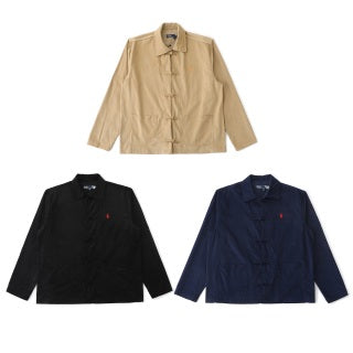 Ralph Lauren Heritage Outerwear Corduroy Mandarin Shirt Jacket