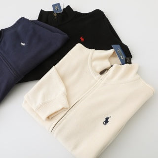Ralph Lauren Essential Outerwear Knit Full Zip Jacket