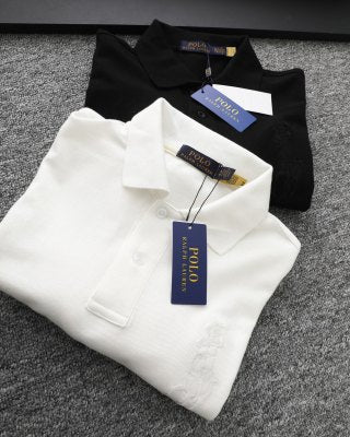 Ralph Lauren Heavyweight Cotton Embroidered Polo Shirt