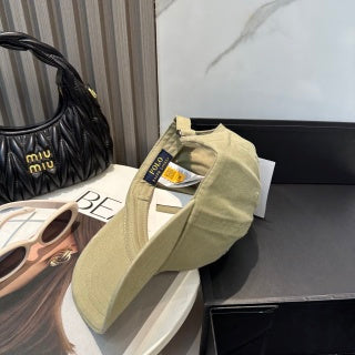 Ralph Lauren Hat Khaki Tonal Pony Curved Brim Cap