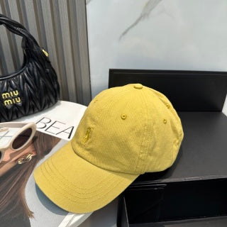 Ralph Lauren Hat Golden Yellow Tonal Pony Classic Cap