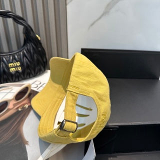 Ralph Lauren Hat Golden Yellow Tonal Pony Classic Cap