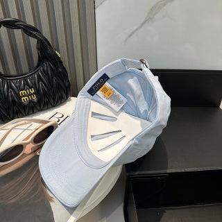 Ralph Lauren Hat Light Blue Tonal Pony Baseball Cap