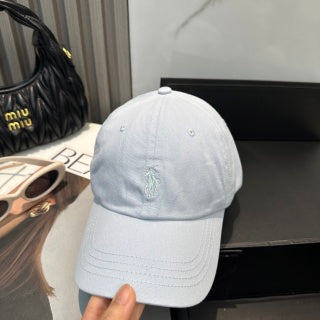 Ralph Lauren Hat Light Blue Tonal Pony Baseball Cap