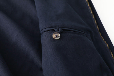 Ralph Lauren Outerwear Oversized Cotton Vintage Zip Jacket