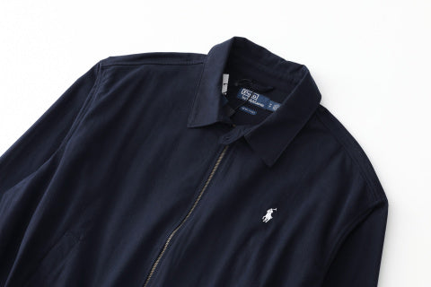 Ralph Lauren Outerwear Oversized Cotton Vintage Zip Jacket