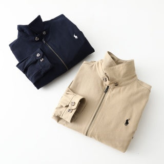 Ralph Lauren Outerwear Oversized Cotton Vintage Zip Jacket
