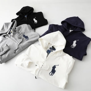 Ralph Lauren Heritage Outerwear Big Pony Hooded Zip Jacket
