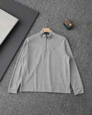 Ralph Lauren Sweatshirt Color Pony Embroidered Half-Zip Pullover