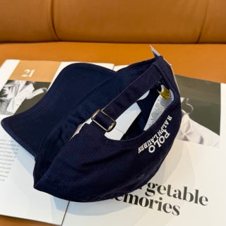 Ralph Lauren Hat Navy Multicolor Pony Curved-Brim Baseball Cap