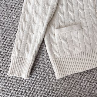 Ralph Lauren V-Neck Cable Cardigan Sweater