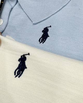 Ralph Lauren Knit Button Front Polo Shirt