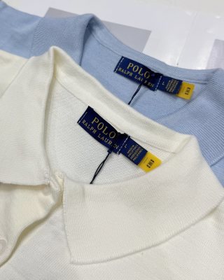 Ralph Lauren Knit Button Front Polo Shirt