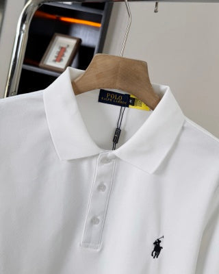Ralph Lauren Classic Logo Cotton Knit Polo Shirt