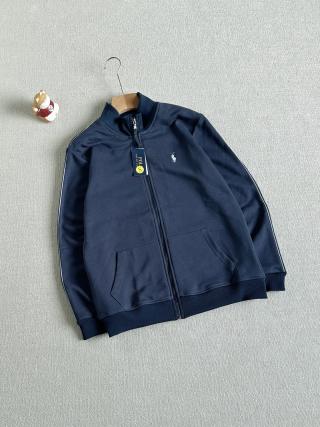 Ralph Lauren Outerwear Cotton French Terry Stand-Collar Zip Jacket