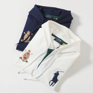 Ralph Lauren Heritage Outerwear Big Pony Hooded Sweatshirt Jacket