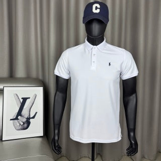 Ralph Lauren Unisex White Cotton Piqué Pony Polo Shirt
