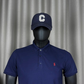 Ralph Lauren Unisex Navy Cotton Piqué Pony Polo Shirt