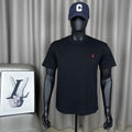 Ralph Lauren T-shirt Black Pony Embroidered Cotton Crewneck Tee