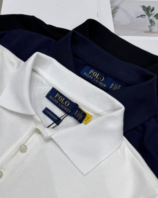 Ralph Lauren Women's Five Button Cotton Polo Shirt