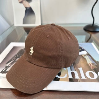Ralph Lauren Hat Cocoa Brown Classic Pony Baseball Cap