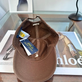 Ralph Lauren Hat Cocoa Brown Classic Pony Baseball Cap