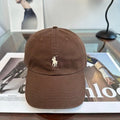 Ralph Lauren Hat Cocoa Brown Classic Pony Baseball Cap