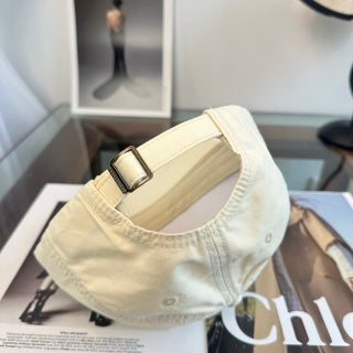 Ralph Lauren Hat Ivory Pony Script-Embroidered Baseball Cap