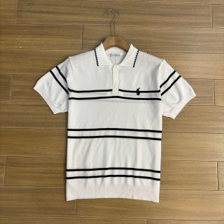 Ralph Lauren Horizontal Stripe Ice Silk Polo Shirt