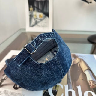 Ralph Lauren Hat Dark Denim Washed Pony Baseball Cap