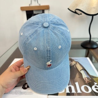 Ralph Lauren Hat Light Blue Washed Pony Baseball Cap