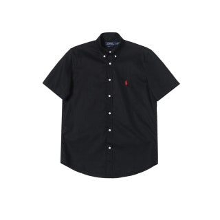 Ralph Lauren Shirt Linen Short Sleeve Classic Button Down Shirt