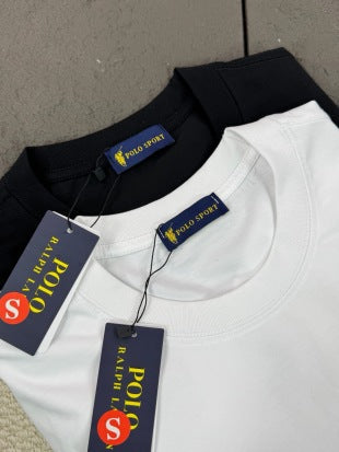 Ralph Lauren T-shirt Back Lettering Pony Logo Crew Neck Tee