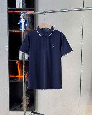 Ralph Lauren Contrast Trim Cotton Polo Shirt